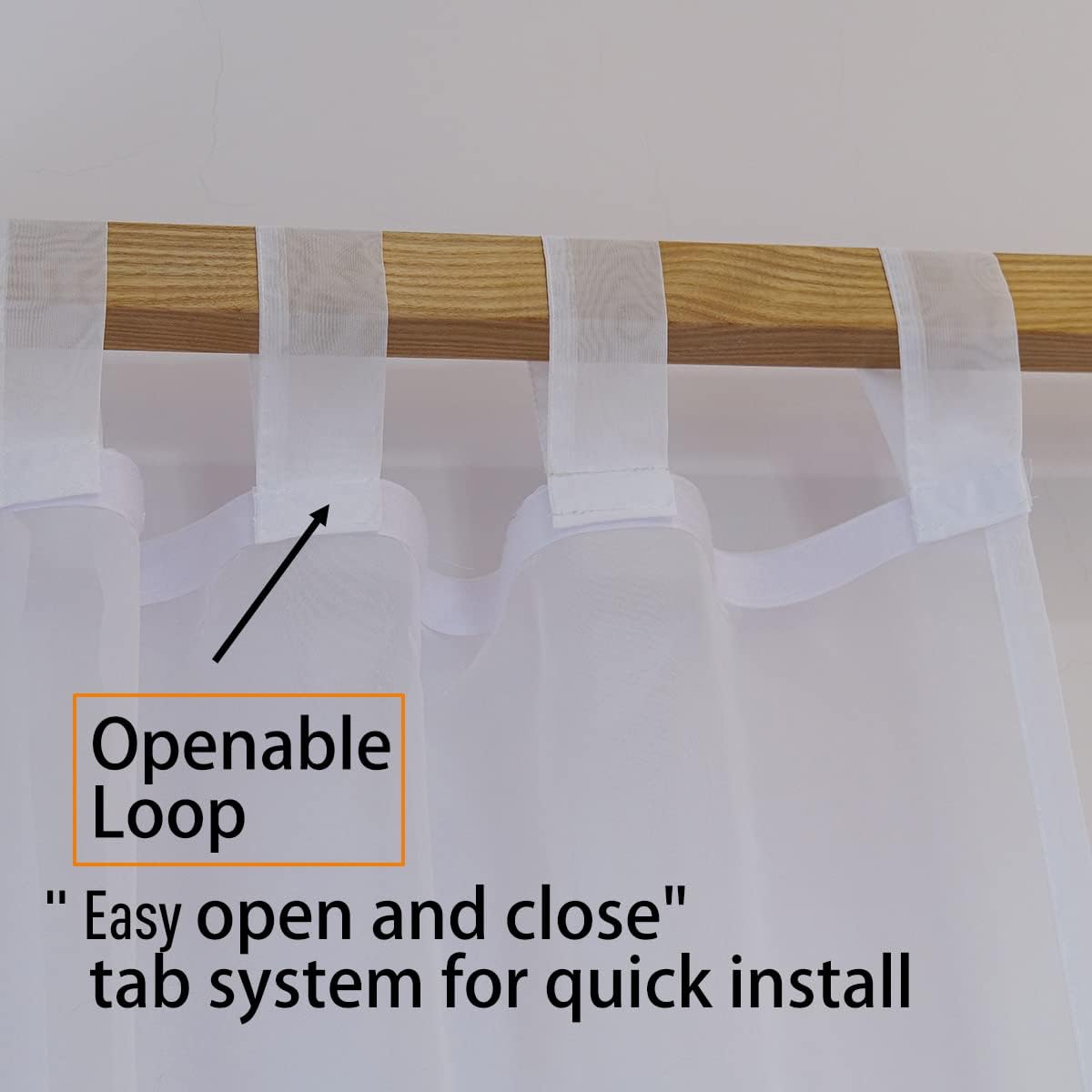 Linentalks Sheer Canopy Bed Curtains for King, Queen, Full and Twin Bed, 4 Corner Bed Canopies & Drapes, Four Poster Bed Canopy Curtains Beds, Sheer Curtains for Canopy Bed Drapes, White