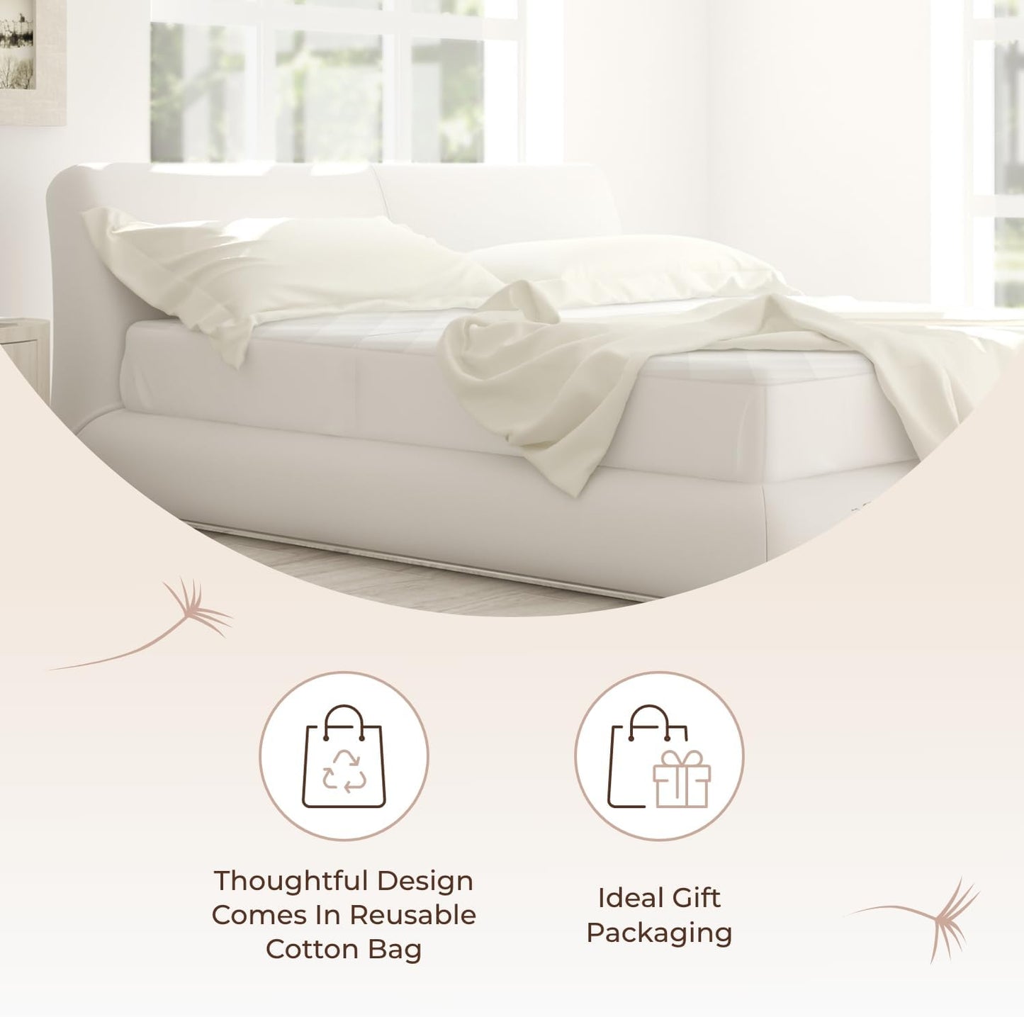 100% Cotton Organic Mattress Pad - Luxury Quilted Mattress Topper Protector Plush & Breathable Machine Washable Design - Fairtrade & GOTS Certified Premium 400GSM Thick with Deep Pocket (Twin)